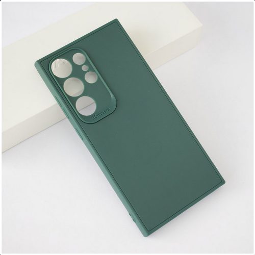 Husa Samsung Galaxy S24 Ultra, Matt TPU My Choice, silicon moale, verde