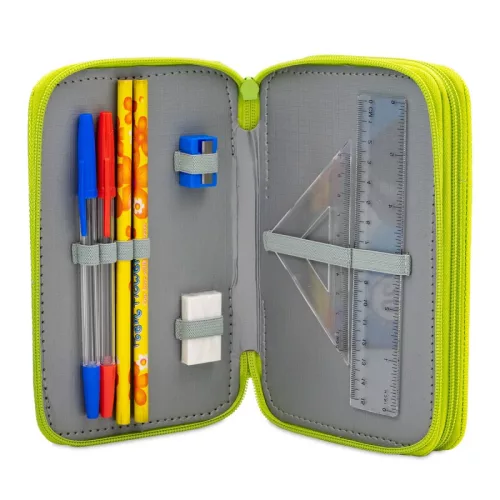 Penar echipat CNX Trafic, 2 fermoare, 20 de piese incluse, 20 x 12.5 x 4 cm, verde