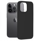 Husa Apple iPhone 15 Pro, Matt TPU, silicon moale, neagra