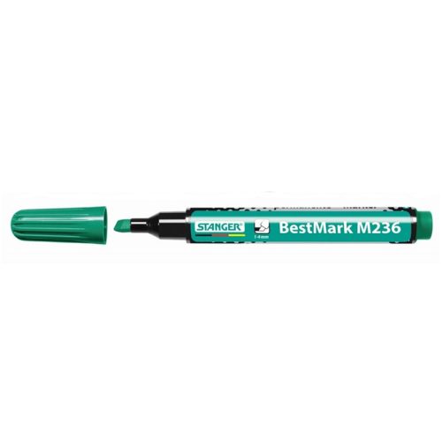 Marker permanent Stanger BestMark M236, 1-4 mm, verde