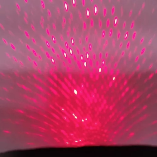 Proiector laser LED, interior/exterior, Ecoled 3W, telecomanda, rosu/verde