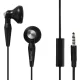 Casti audio cu microfon Hama EP Basic4Music, conector jack 3.5 mm, cablu 1.2m, negre