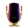 Incarcator auto wireless R1, cablu type C, smart sensor, brate reglabile, auriu/negru