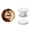Suport telefon mobil tip popsocket personalizat cu poza ta, alb