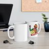 Cana ceramica personalizata, design Victory Royale, 330 ml, alba