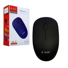   Mouse wireless 2.4 Ghz JITE Q-7, 4 butoane, 800 / 1200 / 1600 DPI, negru mat