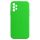 Husa Samsung Galaxy A13 4G Luxury Silicone, catifea in interior, protectie camere, verde neon