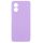 Husa protectie Oppo A78 4G, Luxury Silicone, catifea in interior, protectie camere, mov lila