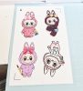 Sticker pentru tricouri sau alte materiale textile albe, 13 x 13 cm, model Stitch 1
