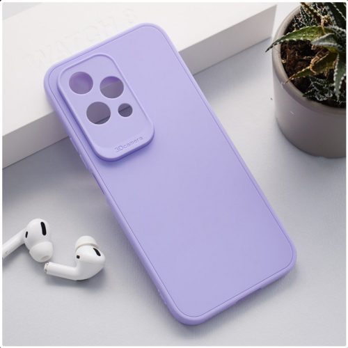 Husa protectie Honor 200 Lite, Matt TPU My Choice, silicon moale, mov lila