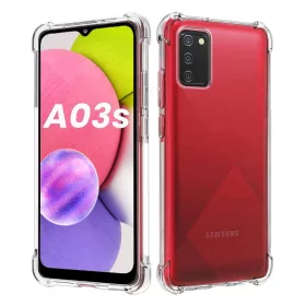   Husa Samsung Galaxy A03s, TPU transparent, intarituri in colturi, grosime 1,5 mm