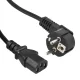 Cablu de alimentare PC/monitor, lungime 1.7 m, negru