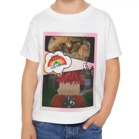   Tricou personalizat alb, copii/adulti, design Ana si Lucas, modal, diverse marimi