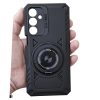 Husa Samsung Galaxy A16, Rotating Bracket, protectie camera, prindere magnetica, neagra