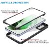 Husa Samsung Galaxy S21 FE, Luxury 360° (fata + spate), protectie camere, negru cu spate transparent 