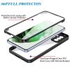 Husa Samsung Galaxy S21 FE, Luxury 360° (fata + spate), protectie camere, negru cu spate transparent