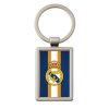 Breloc metalic dreptunghic, inel de sustinere metalic, echipa de fotbal,model 2