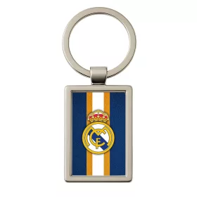   Breloc metalic dreptunghic, inel de sustinere metalic, echipa de fotbal,model 2
