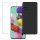 Set folie si husa Samsung Galaxy S22, sticla transparenta si Matt TPU, negru