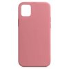 Husa Apple iPhone 11 Pro Luxury Silicone, catifea in interior, roz pal