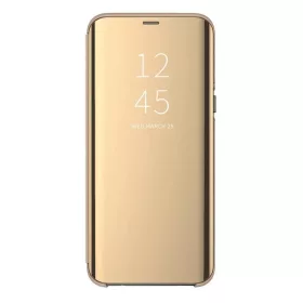 Husa Samsung Galaxy A72 4G/5G Mirror Clear View, aurie