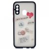 Husa de protectie TPU cu desene pentru Samsung Galaxy A20e, gri, design 9