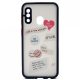 Husa de protectie TPU cu desene pentru Samsung Galaxy A20e, gri, design 9