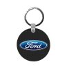 Breloc din MDF (lemn) cu logo auto, inel de sustinere metalic, model 14