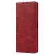 Husa Samsung Galaxy A20s, Elegant Book Case, inchidere magnetica, rosie