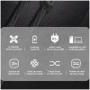 Cablu de date si incarcare 4 in 1, USB / Type C / Lightning, maxim 65W, impletit, plat, capete metalice
