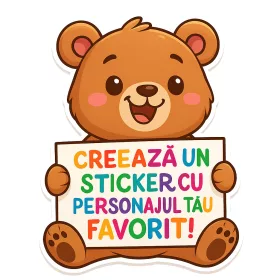   Sticker mic/mare pentru tricouri sau alte materiale textile albe, termo aplicabile, cu imaginea ta