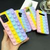 Husa antistres tip Pop It! pentru Samsung Galaxy A51, multicolora