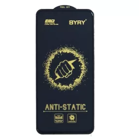   Folie sticla Samsung Galaxy S25 Plus, BYRY Antistatic ESD, deblocare amprenta, margini negre