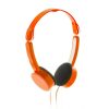 Casti audio On Ear Heltox, stereo, pliabile, saculet inclus, portocalii