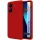 Husa Xiaomi Redmi 13C, Luxury Silicone, protectie camera, catifea in interior, rosie