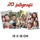 Set 20 fotografii cu imaginea ta, 13 x 18 cm