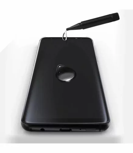 Folie de sticla Samsung Galaxy S23, UV Privacy Glass LITO, lipire cu adeziv, lampa UV inclusa