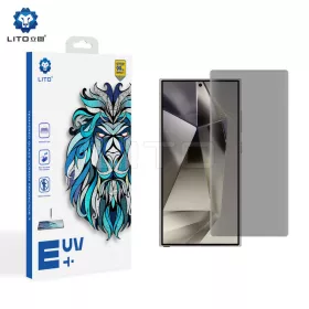   Folie de sticla Samsung Galaxy S24, UV Privacy Glass LITO, lipire cu adeziv, lampa UV inclusa