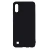 Husa Samsung Galaxy A10, Luxury Silicone, catifea in interior, neagra