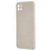 Husa Samsung Galaxy A22 5G Luxury Silicone, catifea in interior, protectie camere, bej