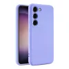 Husa Samsung Galaxy A54, Luxury Silicone, protectie camera, catifea in interior, mov lila