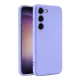 Husa Samsung Galaxy A54, Luxury Silicone, protectie camera, catifea in interior, mov lila