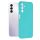 Husa Samsung Galaxy A54 5G, Luxury Silicone, catifea in interior, protectie camere, turcoaz