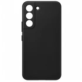   Husa Samsung Galaxy S22, Luxury Silicone, catifea in interior, protectie camere, neagra