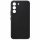 Husa Samsung Galaxy S22, Luxury Silicone, catifea in interior, protectie camere, neagra