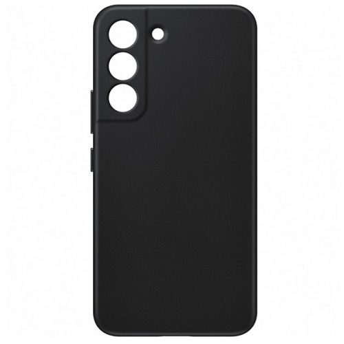Husa Samsung Galaxy S22, Luxury Silicone, catifea in interior, protectie camere, neagra
