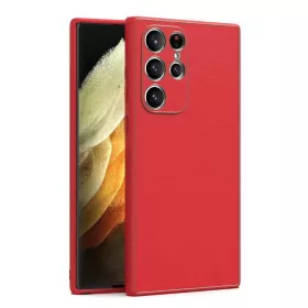   Husa Samsung Galaxy A35, Yolo Eco-Leather, piele ecologica, rosie