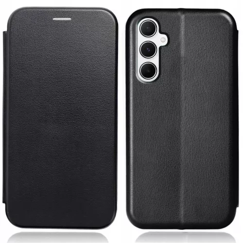 Husa Samsung Galaxy A56, Prestige Book, inchidere magnetica, neagra