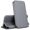 Husa protectie Motorola Edge 60 Pro, Prestige Book, inchidere magnetica, argintiu