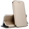 Husa protectie Motorola Edge 60 Pro, Prestige Book, inchidere magnetica, auriu